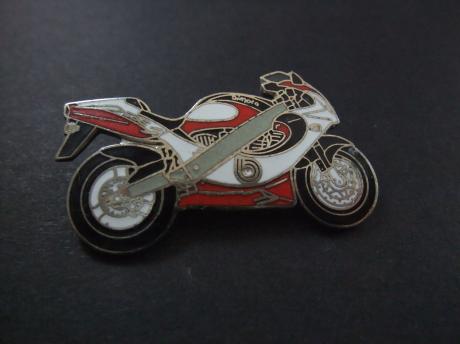 Bimota SB6 ( ( Ducati Bimota ) 900 cc motor ( Italiaanse fabrikant die motoren bouwt op basis van motorblokken van een bestaande fabriek)In dit geval een Suzuki 1100